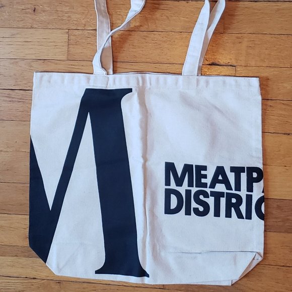 2000s Meatpacking District NYC New York City Canvas Tote Artsy - Picture 4 of 8